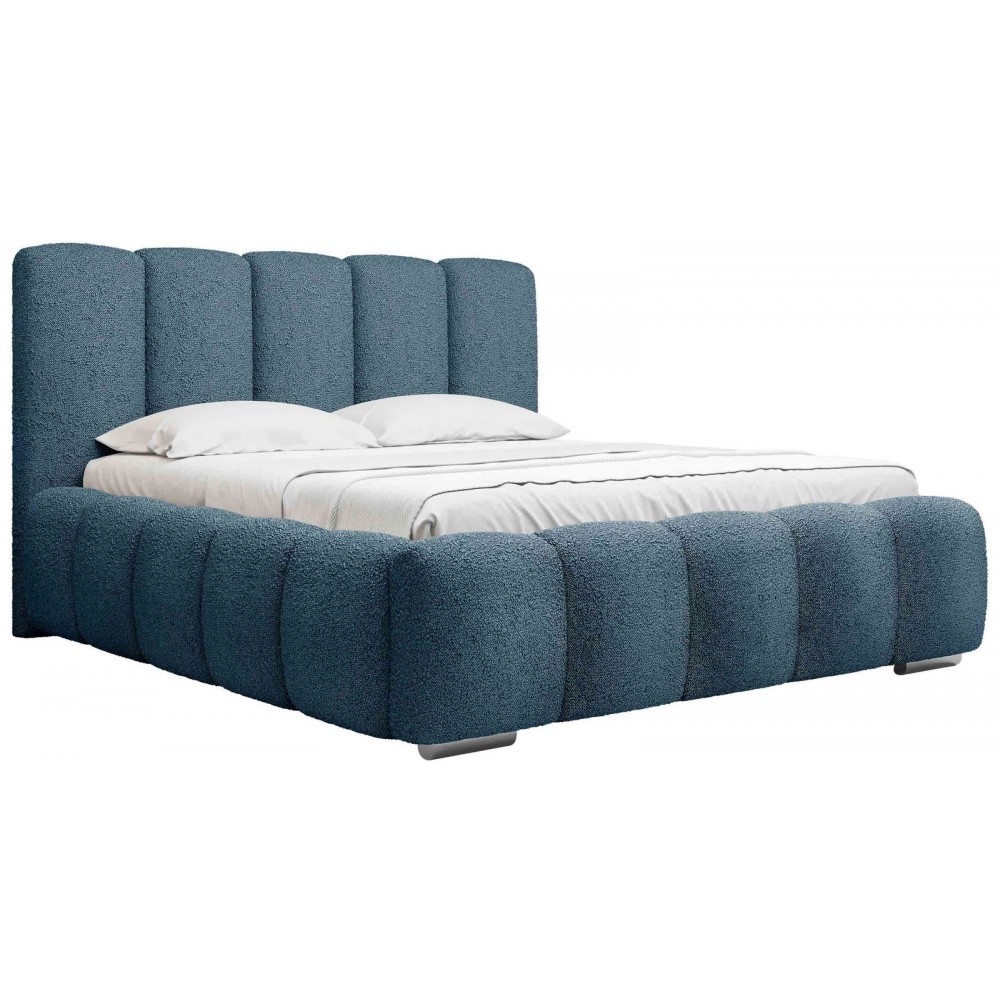 Επενδυμένο κρεβάτι Wizko-Mple-160 x 200