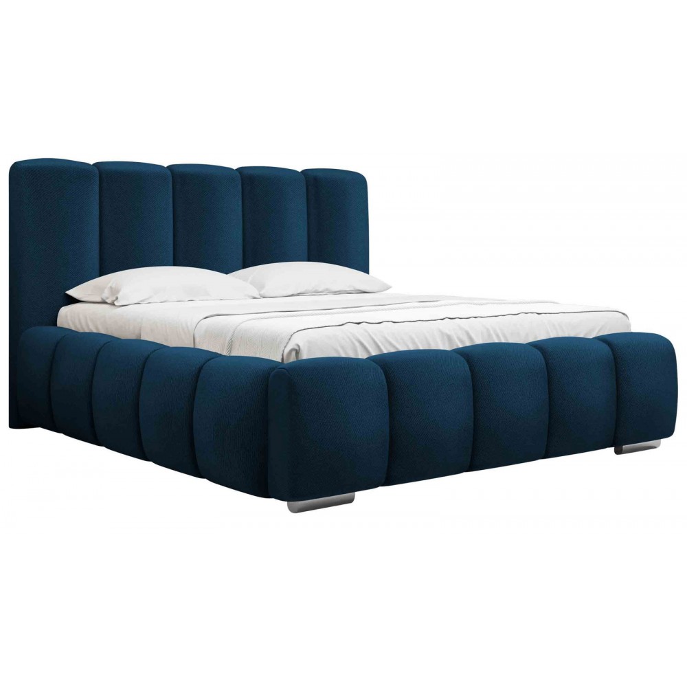 Επενδυμένο κρεβάτι Wizko-Mple Skouro-140 x 200