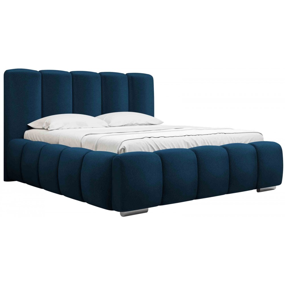 Επενδυμένο κρεβάτι Wizko-Mple Skouro-160 x 200