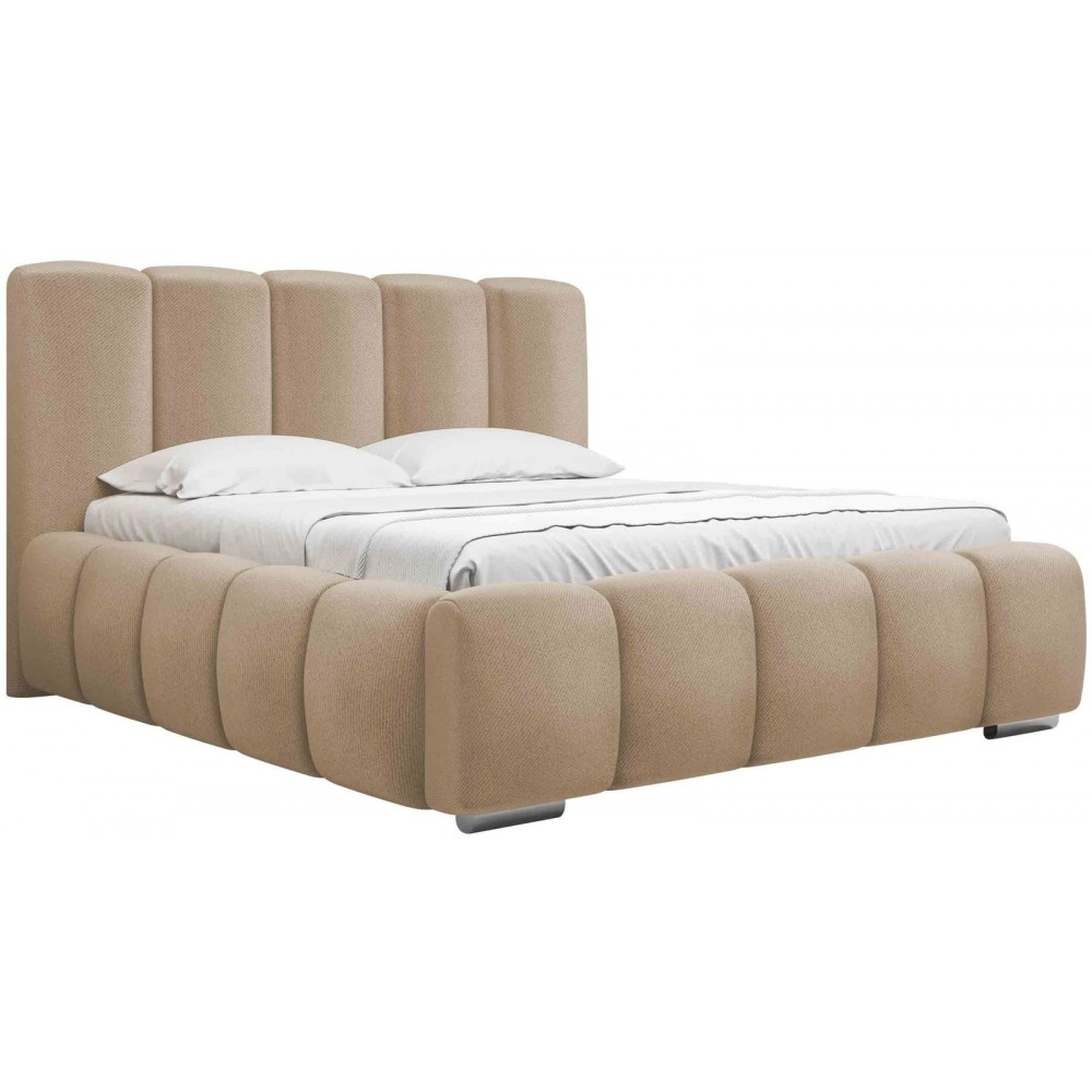 Επενδυμένο κρεβάτι Wizko-Mpez-180 x 200