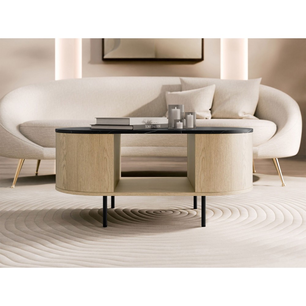 Τραπεζάκι σαλονιού Lygrint-mauro marmaro - mauro