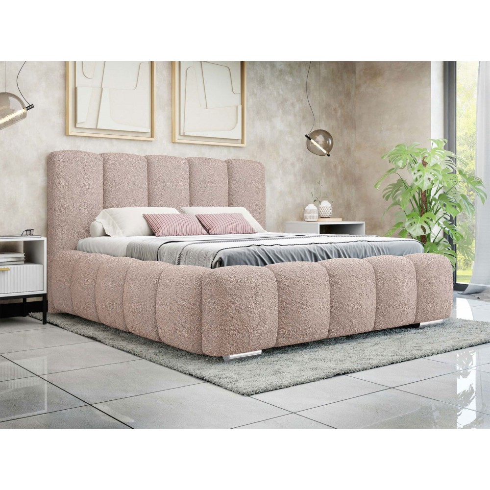 Επενδυμένο κρεβάτι Wizko-Roz-160 x 200