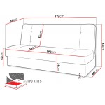 Καναπές κρεβάτι Zelka-Beige