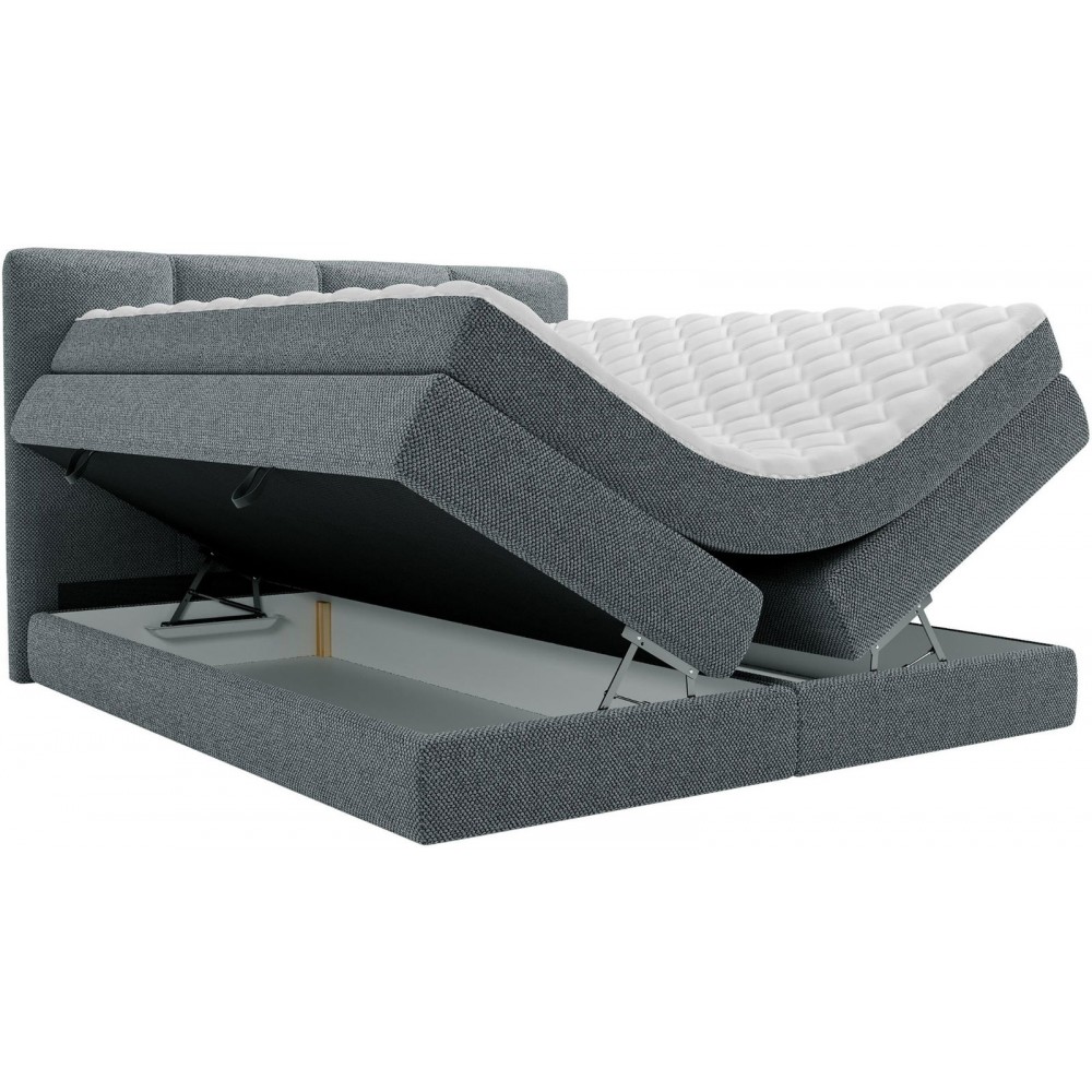 Επενδυμένο κρεβάτι Point-Ekrou-140 x 200