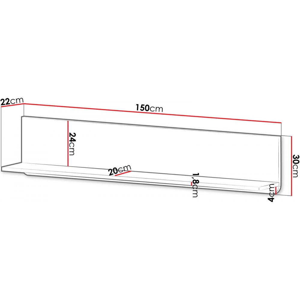 Ράφι Marly Reg I-Kafe
