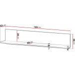 Ράφι Marly Reg I 150x22x30