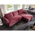 Γωνιακός καναπές Lavar-Roz-Δεξιά