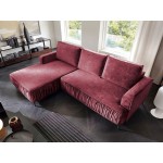 Γωνιακός καναπές Lavar-Roz-Αριστερή