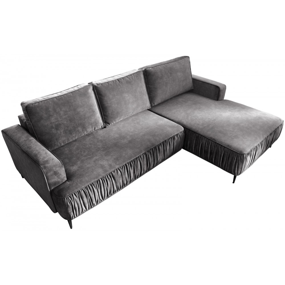 Γωνιακός καναπές Lavar-Gkri Skouro-Δεξιά