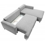 Γωνιακός καναπές Lavar-Gkri Skouro-Δεξιά