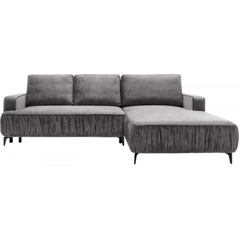 Γωνιακός καναπές Lavar-Gkri Skouro-Δεξιά