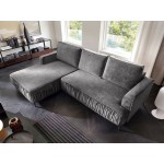 Γωνιακός καναπές Lavar-Gkri Skouro-Αριστερή