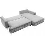 Γωνιακός καναπές Lavar-Gkri Skouro-Αριστερή