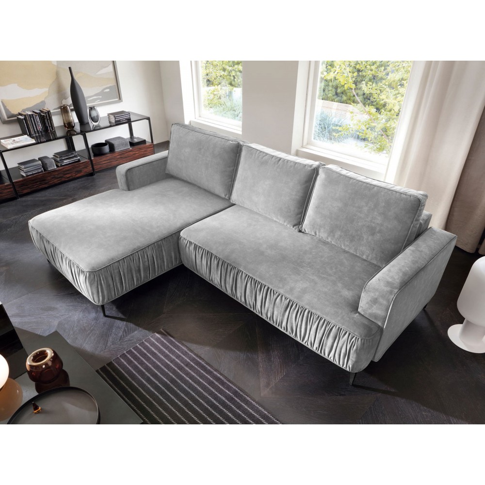 Γωνιακός καναπές Lavar-Gkri-Αριστερή