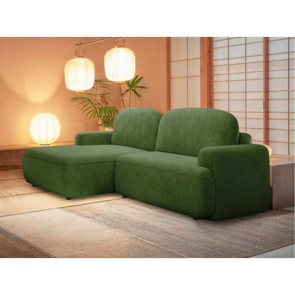 Γωνιακός καναπές Alivar-Prasino-Αριστερή