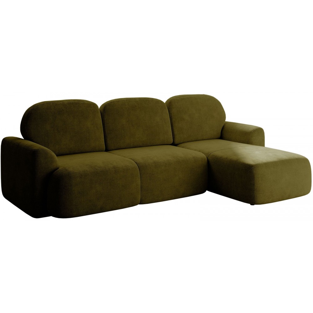 Γωνιακός καναπές Nabu -Prasino-Δεξιά