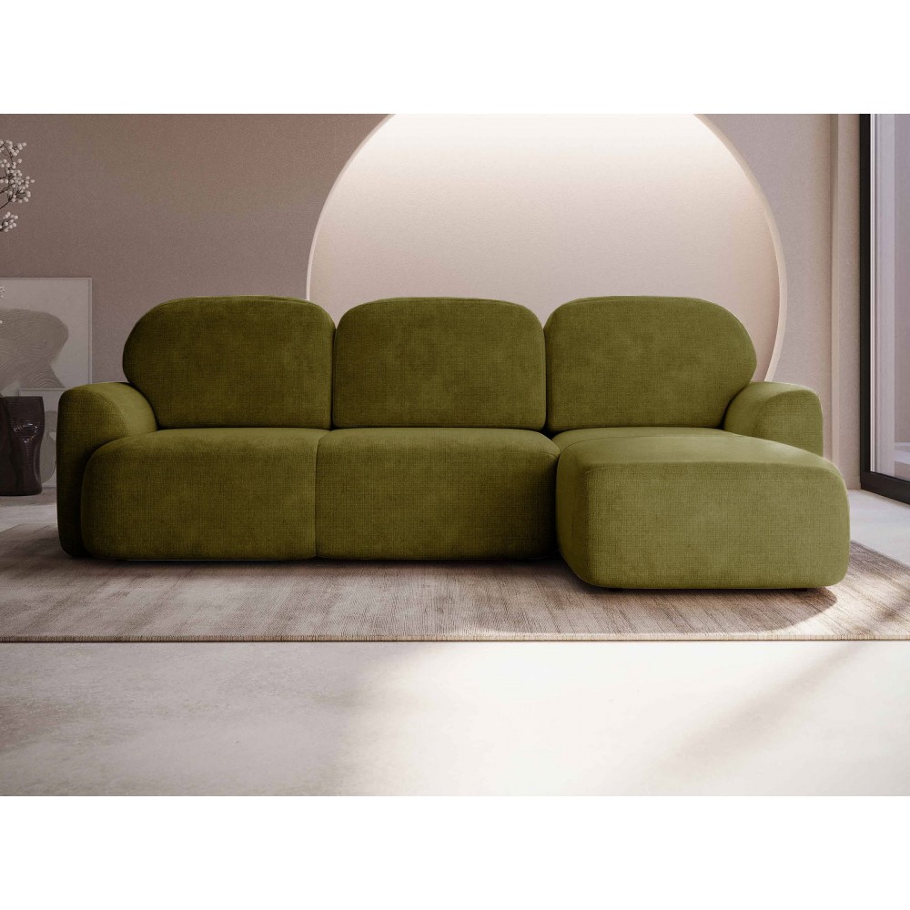 Γωνιακός καναπές Nabu -Prasino-Δεξιά