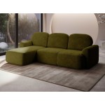 Γωνιακός καναπές Nabu -Prasino-Αριστερή