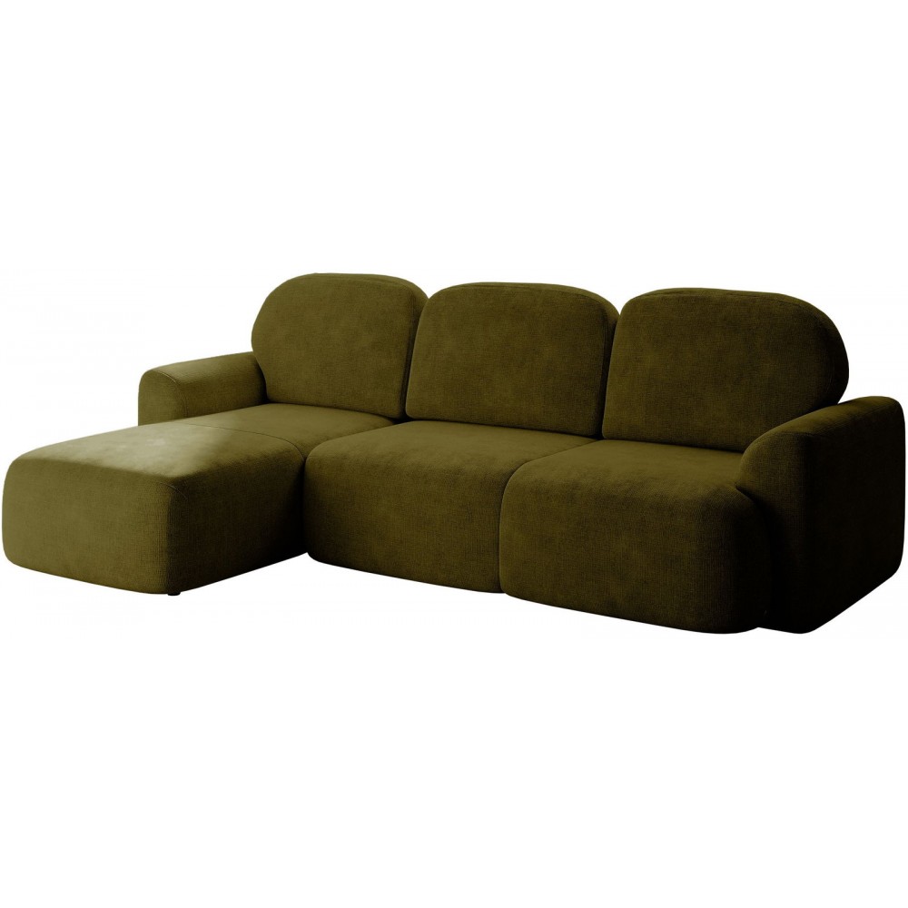 Γωνιακός καναπές Nabu -Prasino-Αριστερή