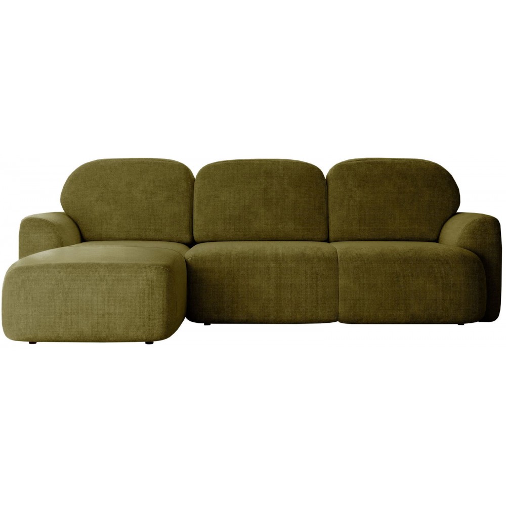 Γωνιακός καναπές Nabu -Prasino-Αριστερή