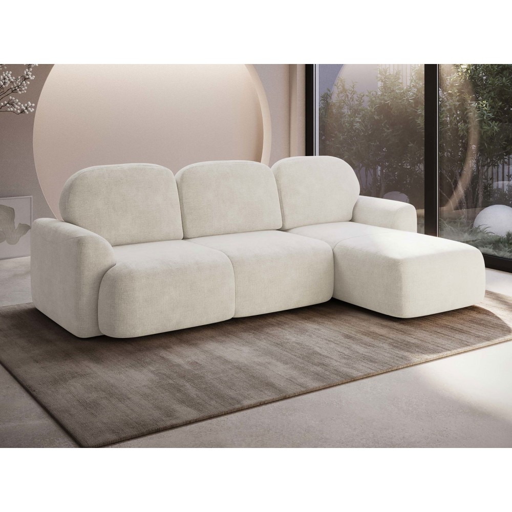 Γωνιακός καναπές Nabu -Beige-Δεξιά