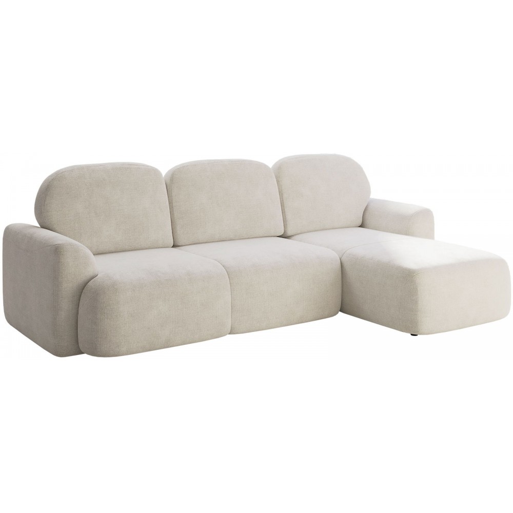 Γωνιακός καναπές Nabu -Beige-Δεξιά