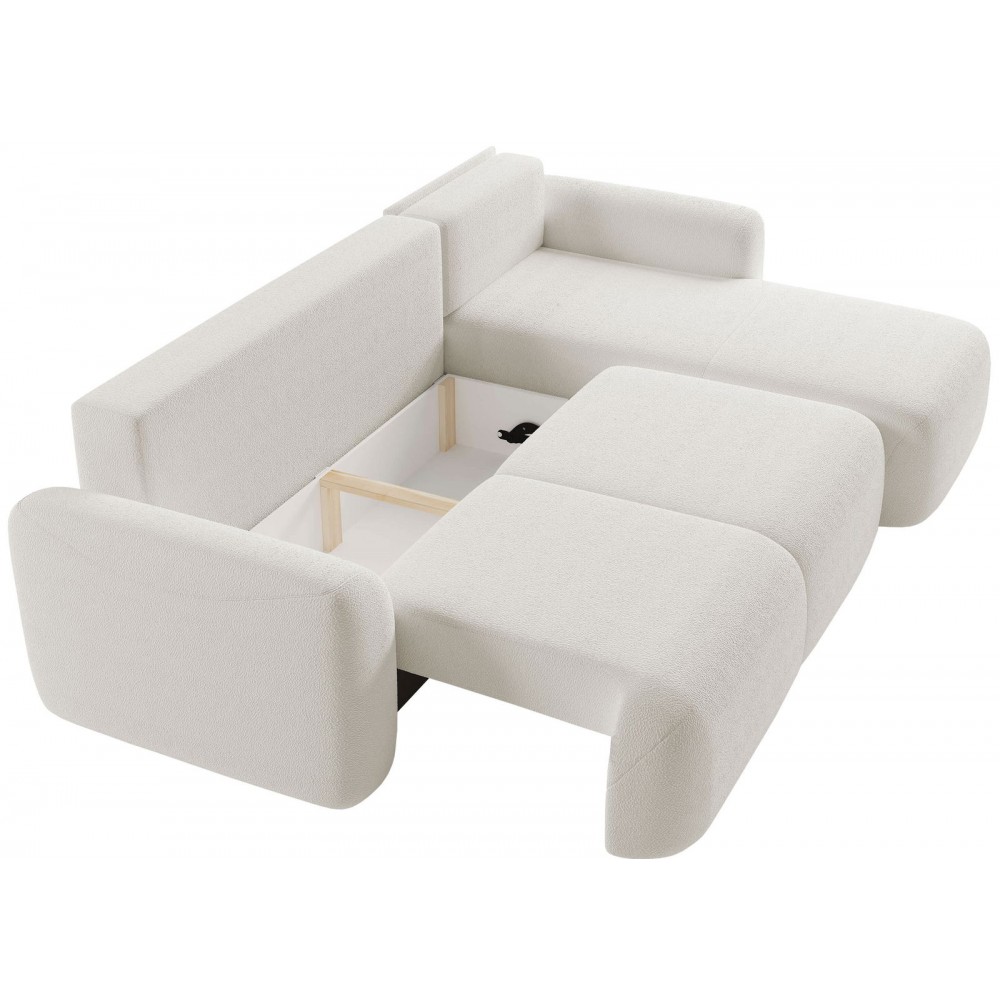 Γωνιακός καναπές Nabu -Beige-Αριστερή