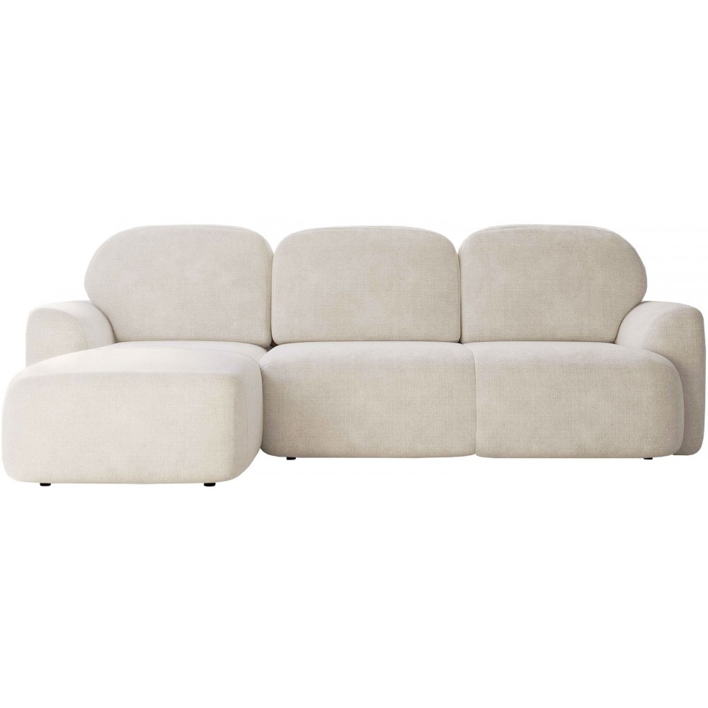 Γωνιακός καναπές Nabu -Beige-Αριστερή