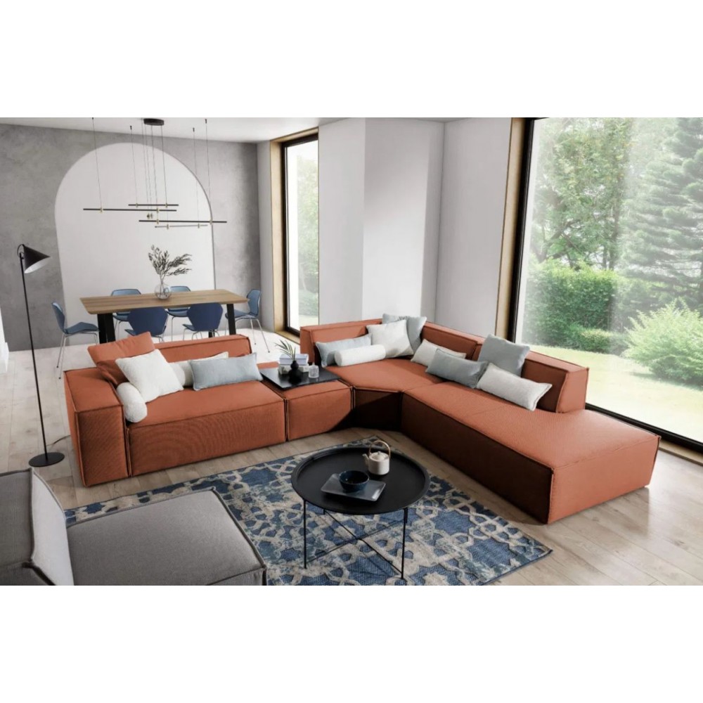 Γωνιακός καναπές Fubu L-Δεξιά-Korali