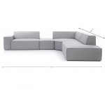 Γωνιακός καναπές Fubu L-Δεξιά-Korali