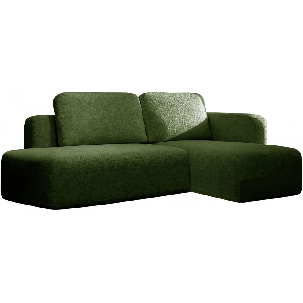 Γωνιακός καναπές Cozy-Prasino-Δεξιά