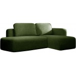 Γωνιακός καναπές Cozy-Prasino-Δεξιά