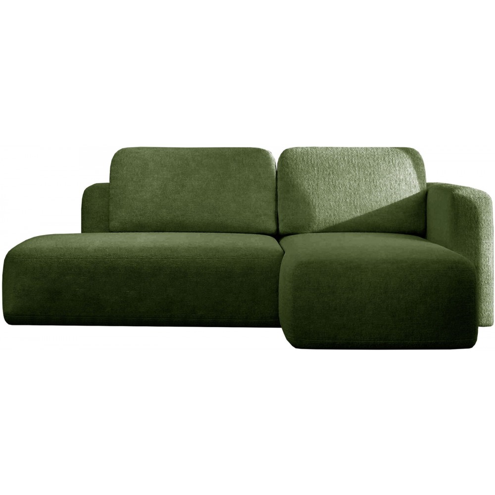 Γωνιακός καναπές Cozy-Prasino-Δεξιά