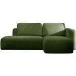 Γωνιακός καναπές Cozy-Prasino-Δεξιά