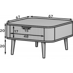 Τραπεζάκι σαλονιού Diogo