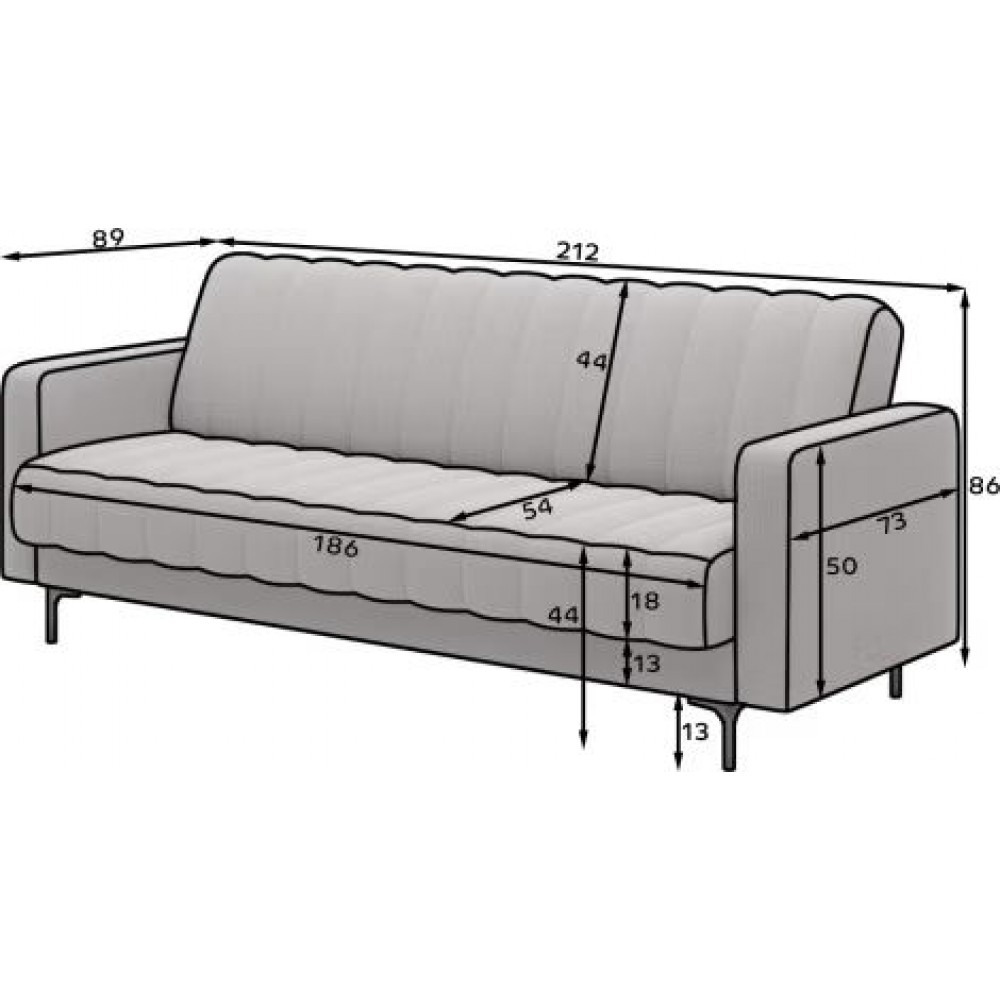 Καναπές - κρεβάτι Torres-Mpez Skouro