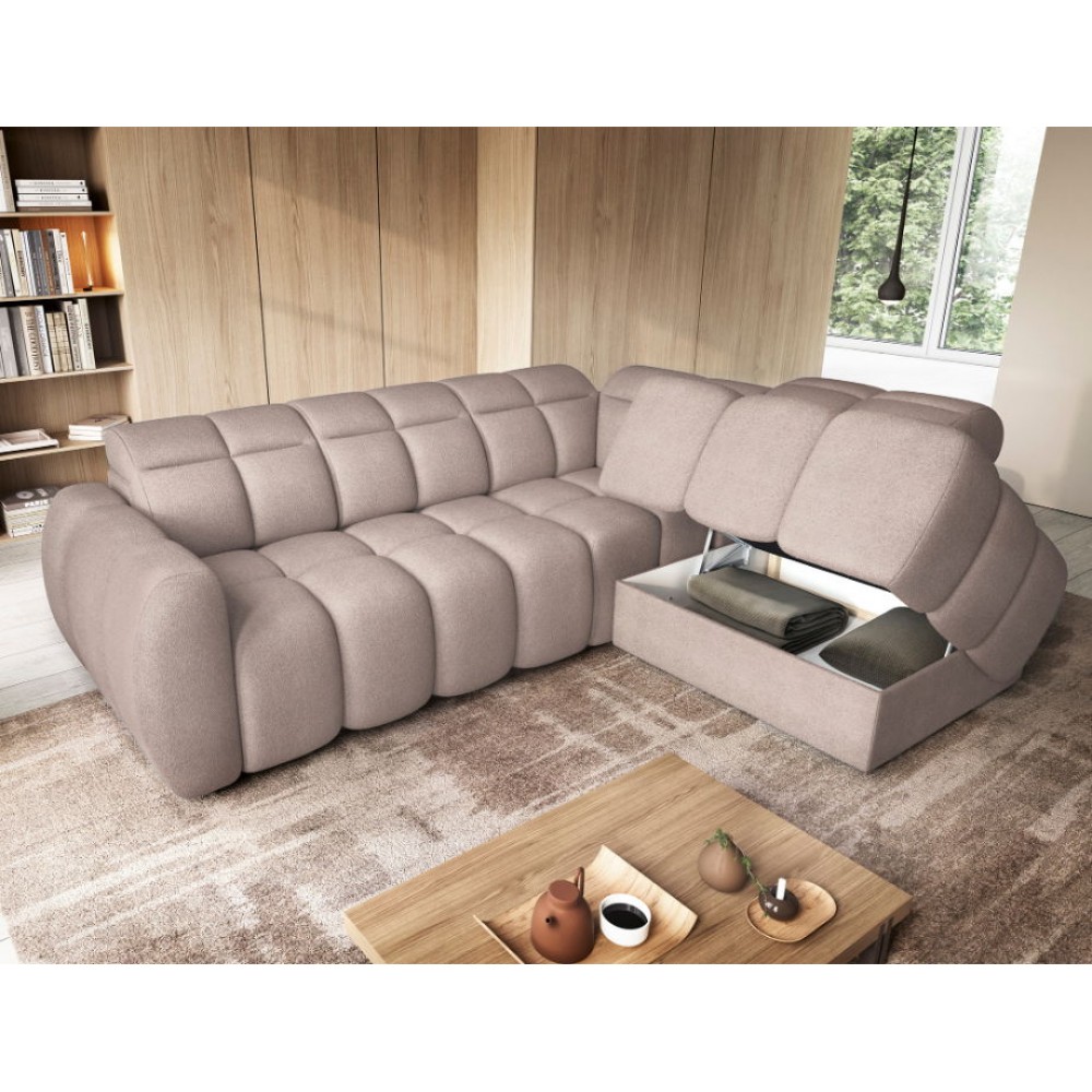 Γωνιακός καναπές Chicago-Kafe Anoixto-Δεξιά