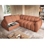 Γωνιακός καναπές Chicago-Portokali-Αριστερή