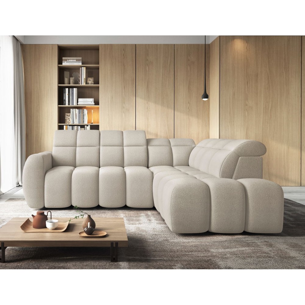 Γωνιακός καναπές Chicago-Beige-Δεξιά