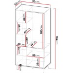 Ντουλάπα Almera δίφυλλη