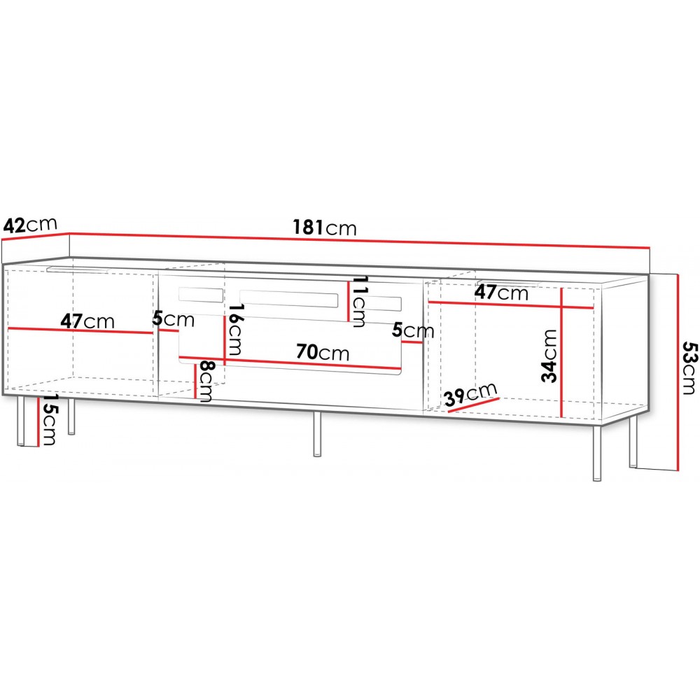 Έπιπλο τηλεόρασης Almera II