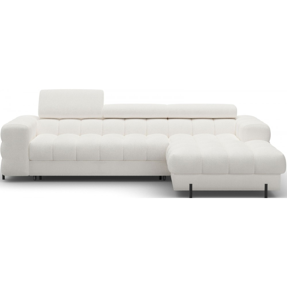 Γωνιακός καναπές Freyia-Leuko-Δεξιά