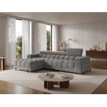 Γωνιακός καναπές Freyia-Gkri Skouro-Αριστερή