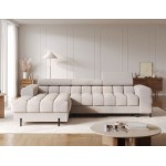Γωνιακός καναπές Freyia-Beige-Αριστερή