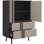 Μπουφές ψηλός Alsy Reg -Gkri Anoixto