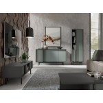 Μπουφές Alsy Reg I-Gkri Skouro 163x43x87