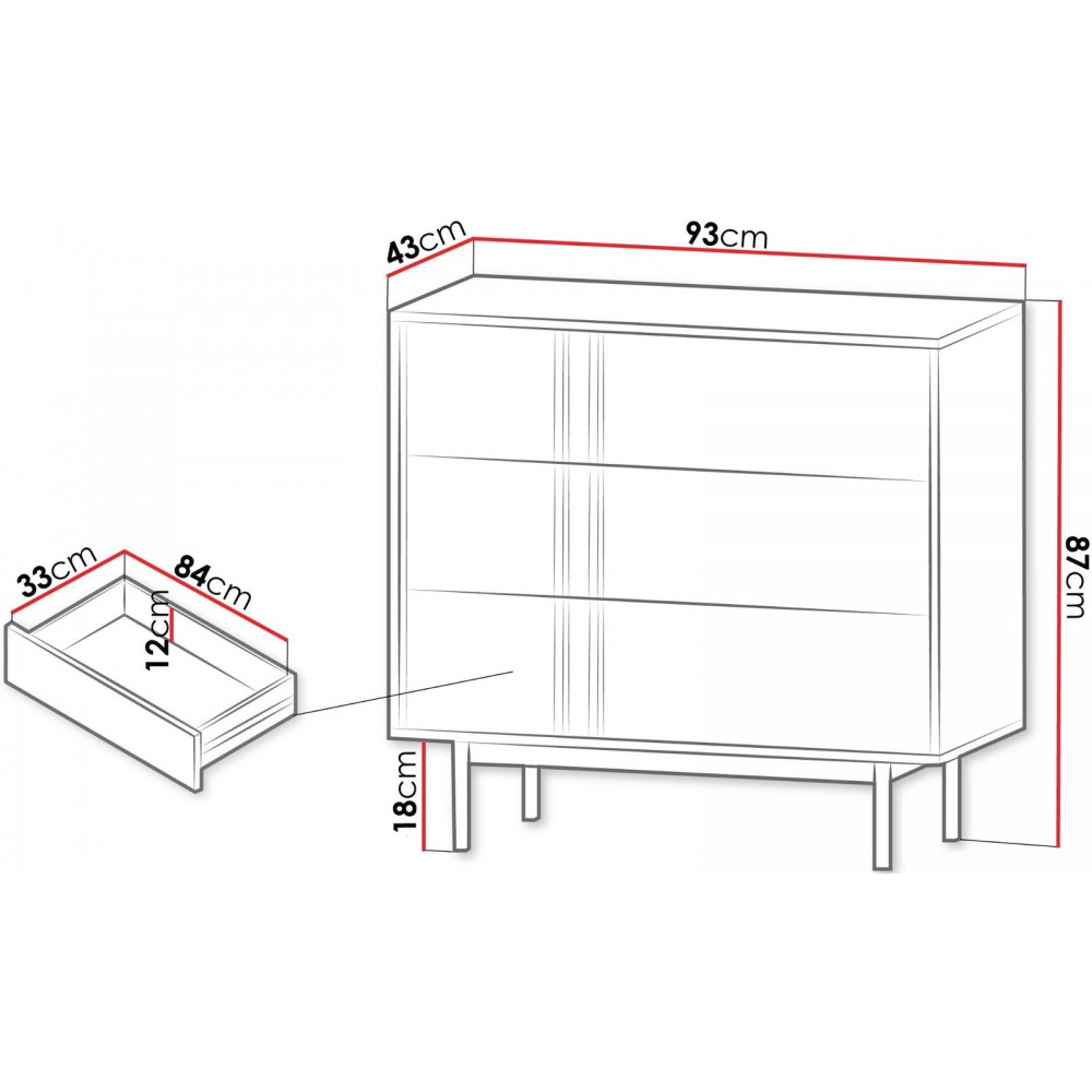 Μπουφές Alsy Reg mini-Mpez Anoixto