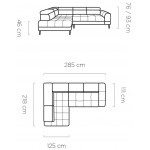 Γωνιακός καναπές Sovvor-Ladi-Δεξιά