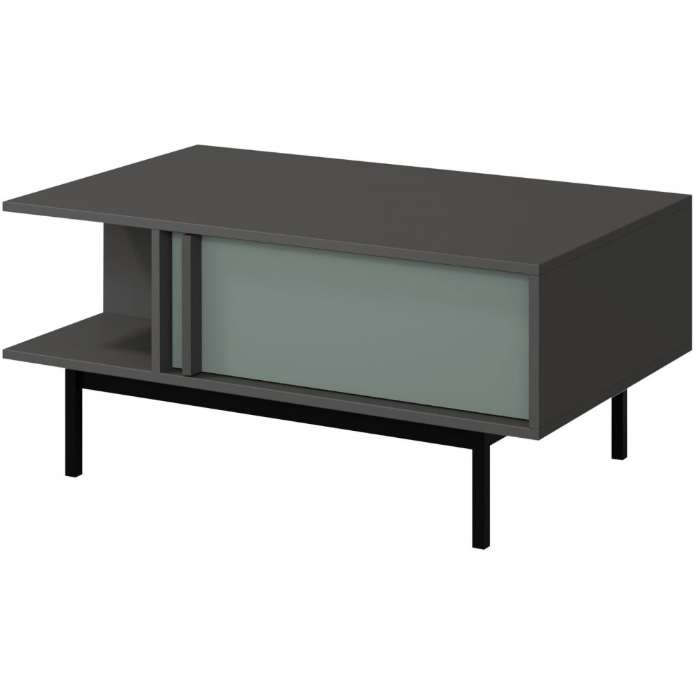 Τραπεζάκι σαλονιού Alsy Reg-Gkri Skouro