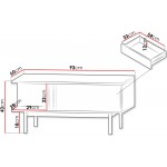 Τραπεζάκι σαλονιού Alsy Reg-Gkri Skouro